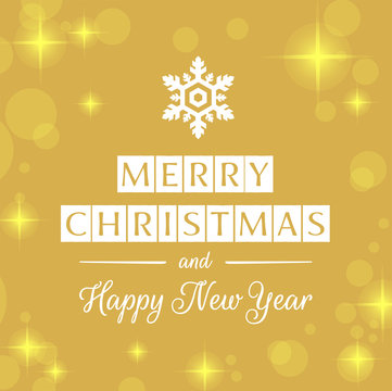 Merry Christmas and Happy New Year fashionable banner, card & background vector vol.26