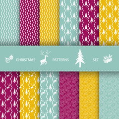 CHRISTMAS PATTERNS SET.
collection of designs with Christmas motifs.