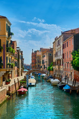 Fototapeta na wymiar Venice - Grand Canal and Basilica Santa Maria della Salute