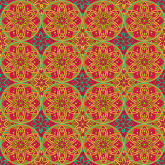 seamless floral ornament