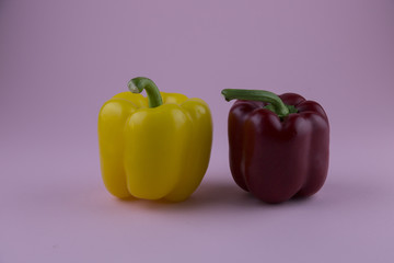 yellow and red pepper