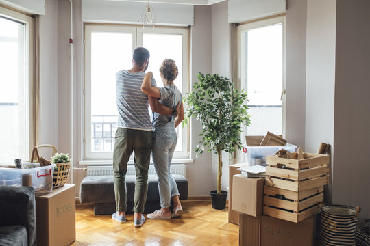 Couple Moving In New Home