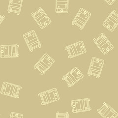 House Heating Vector Seamless Pattern