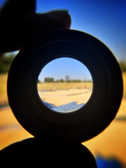 View of Camera Lens.