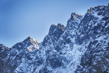 Katunsky ridge. Altai mountains landscape.