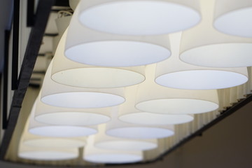 Blurred White ceiling lamp