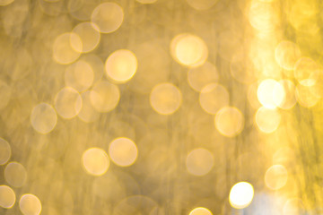 Obraz premium light on christmas tree with bokeh for christmas and new year day