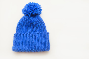 knitting by needles. knitting concept. 