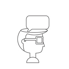 speech bubble design concept 