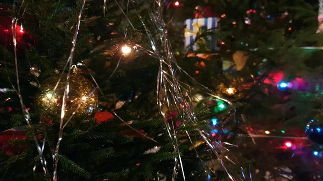 Christmas tree at the outdoor market in old city