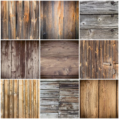 Big collection of wood texture backgrounds