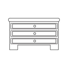 chest of drawers icon