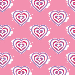 Obraz na płótnie Canvas heart pattern