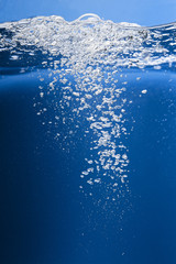 Water surface with wave
