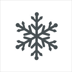 Snowflake icon. Vector Illustration