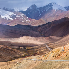 Nice view of Pamir in Tajikistan