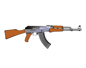 Kalashnikov vector illustration
