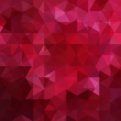 Naklejka premium Background of red geometric shapes. Abstract triangle geometrical background. Mosaic pattern. Vector EPS 10. Vector illustration