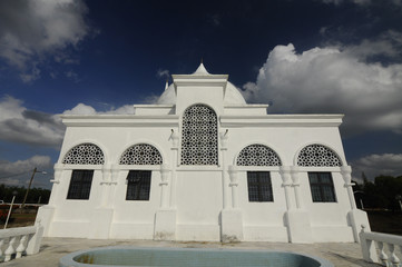 Brunei Darussalam Mosque at Kelantan, Malaysia. An old Mosque and small mosque build with Islamic...