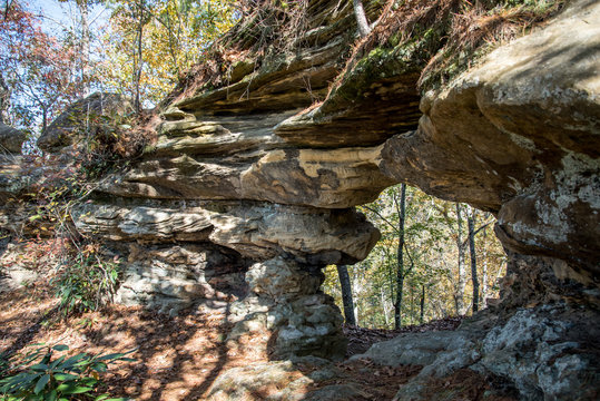Half Moon Arch in the Red River Gorge, Kentucky.