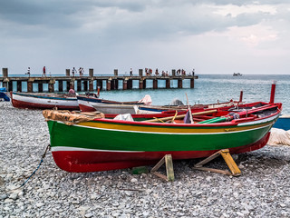 Fototapeta na wymiar Boats on the beach 5