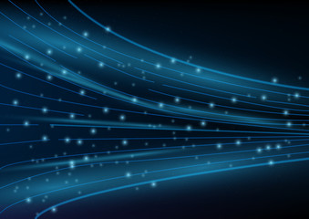 Abstract digital and technology background. High speed internet and communication.