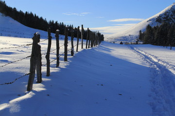 Auvergne en hiver