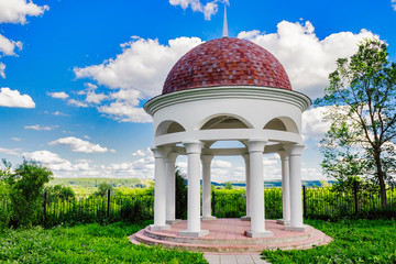 white rotunda in urzhum