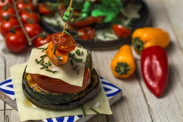 Mix of grilled vegetables