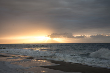 Sunrise on the Crystal Coast of North Carolina