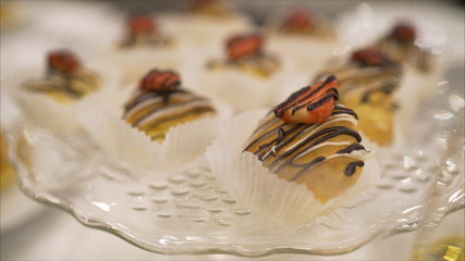  profiteroles on the table