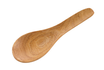 Wooden Spoon isolated on white background