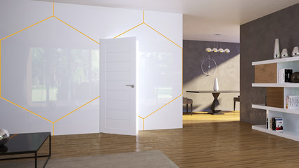 Door in interior