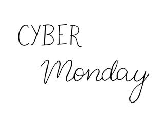 Cyber Monday banner design.