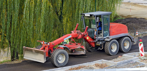 road building machine 