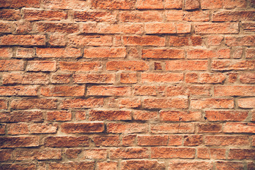 Red brick wall background