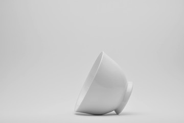 Fototapeta premium white ceramics bowl