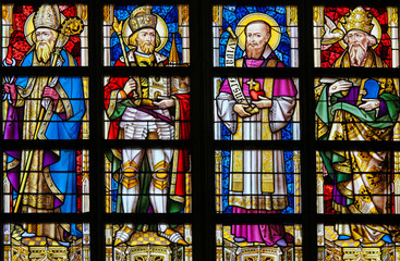 Stained Glass - Catholic Saints