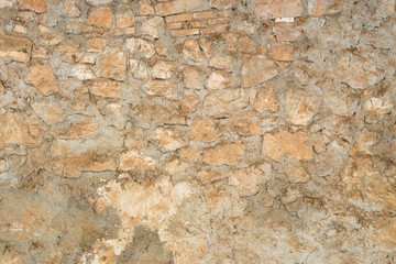 alte Steinmauer mit Putz