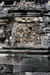 Fototapeta na wymiar Jogjakarta in Indonesia has dozens temples (beside the popular Borobudur and Prambanan). This one is Candi Sari Temple