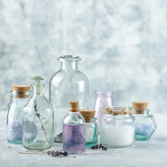 Aromatic oils and salt