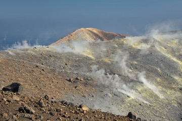 Insel Vulcano und der Gran Cratere © franke 182