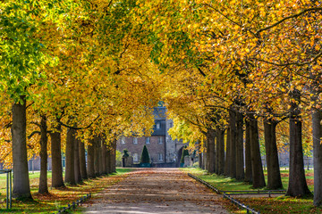 Fototapeta na wymiar 0259-Herbst am Schloss Dyck
