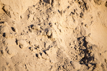 Building sand as an abstract background