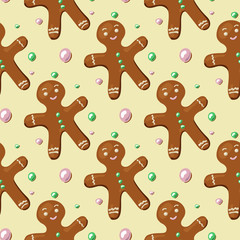 Gingerbread Man Pattern