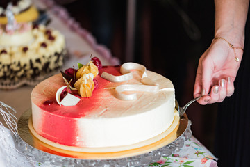 Torte zur Silberhochzeit