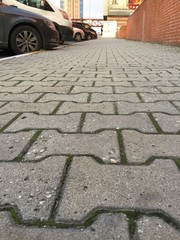 city sidewalk