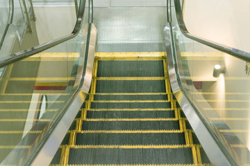 Escalator in  Mall, Shopping Center or Department Store.