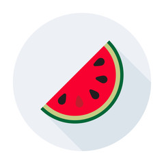 Watermelon Icon Flat