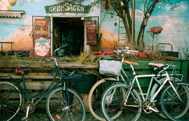 Free town of Christiania Copenhagen Denmark - obrazy, fototapety, plakaty